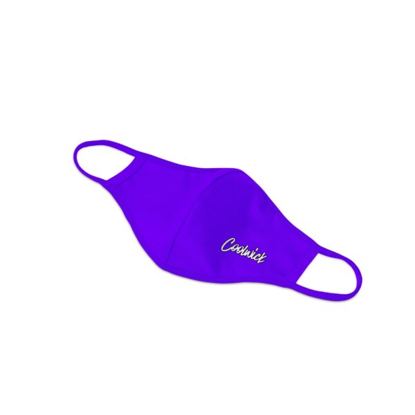 Purple Dye Sublimated Coolwick Mask - Image 2