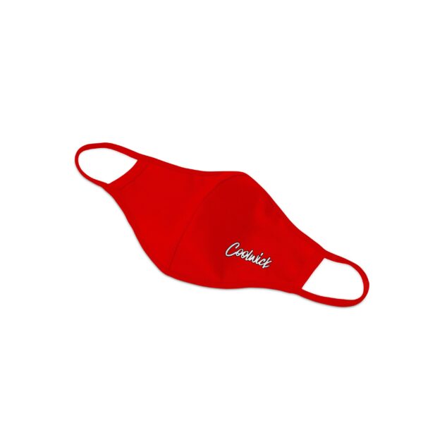 Red Dye Sublimated Coolwick Mask - Image 2