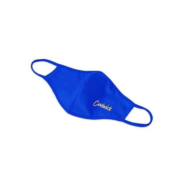 Royal Blue Dye Sublimated Coolwick Mask - Image 2
