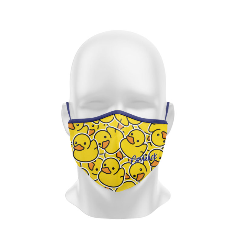 Rubber Duckie Dye Sublimated Coolwick Mask