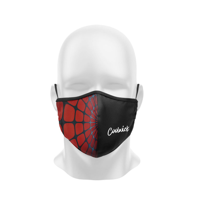 Spiderweb Dye Sublimated Coolwick Mask