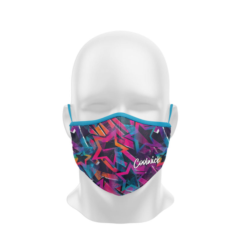 Starburst Dye Sublimated Coolwick Mask