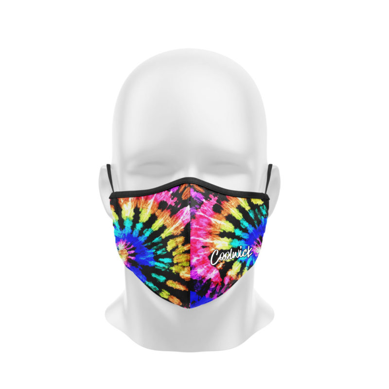 Tie Dye Dye Sublimated Coolwick Mask