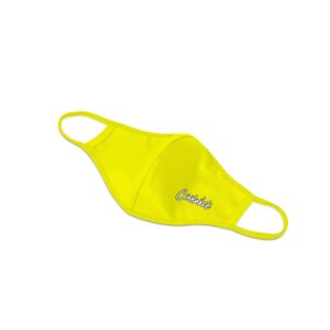 Alternative view of Bright Yellow Dye Sublimated Coolwick Mask
