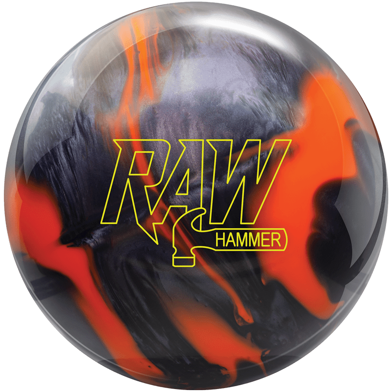 Image of Hammer Raw Hammer Hybrid Orange Black Bowling Ball