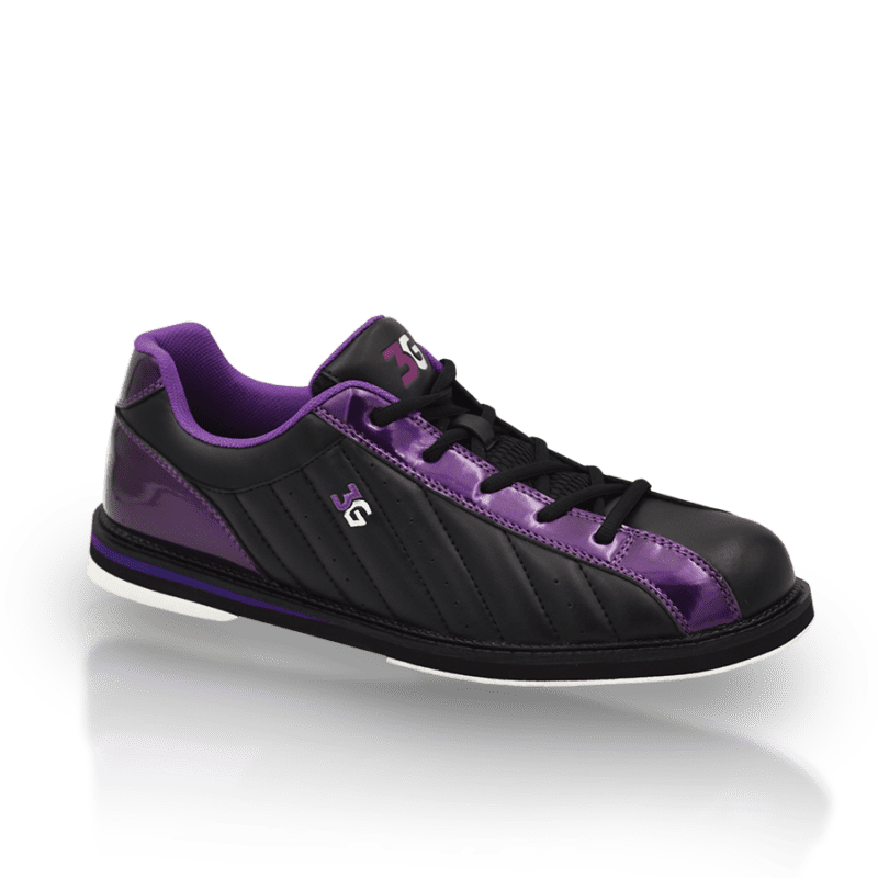 3G Kicks Unisex Black Purple Bowling Shoes