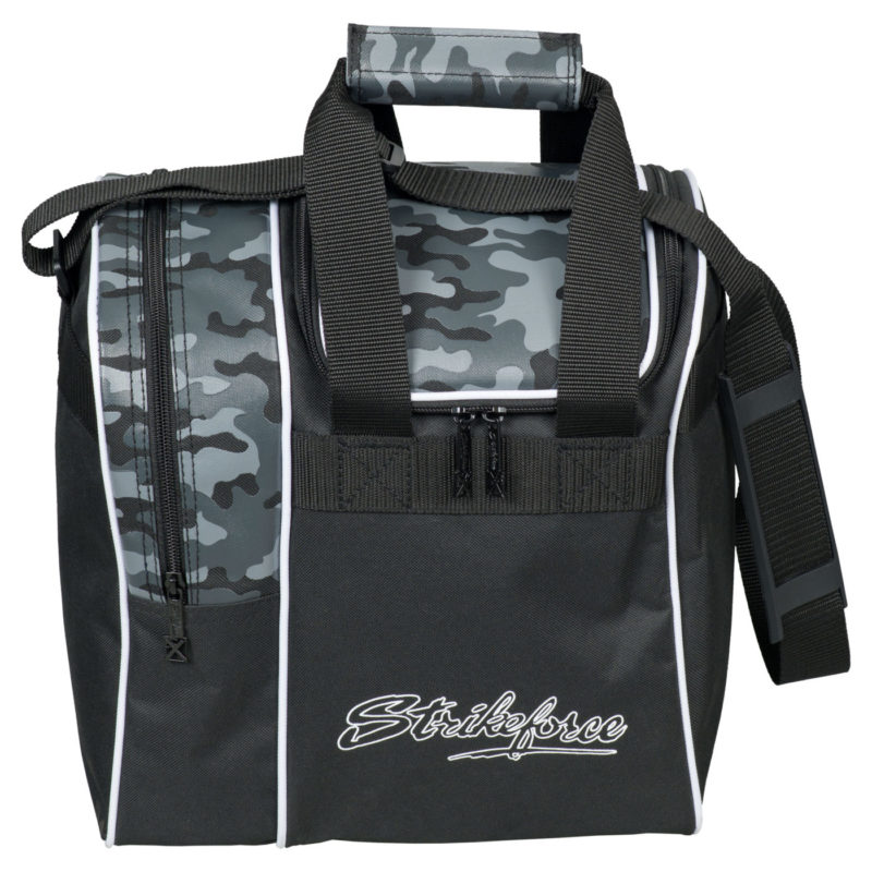 KR Rook 1 Ball Single Tote Grey Camo Bowling Bag