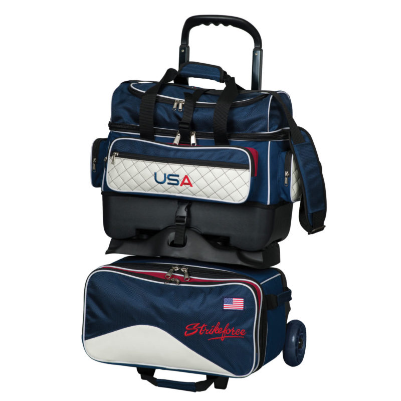 KR Strikeforce Royal Flush 4 Ball Roller USA Bowling Bag