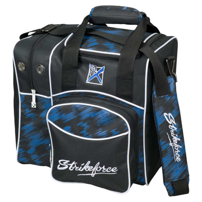 KR Flexx 1 Ball Single Tote Blue Scratch Bowling Bag