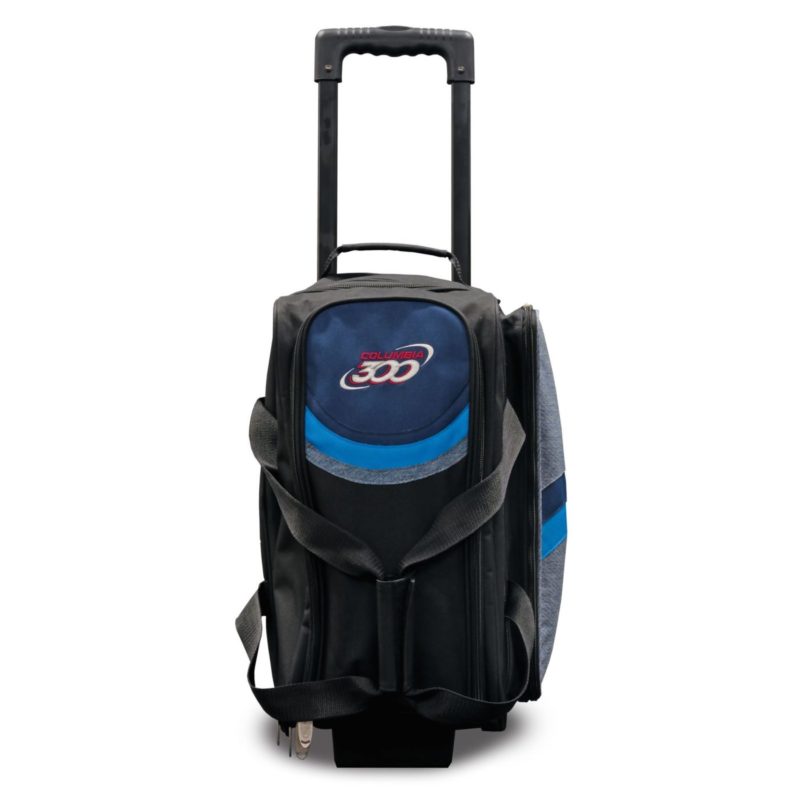 Columbia 300 Boss Double 2 Ball Roller Blue Bowling Bag - Image 2