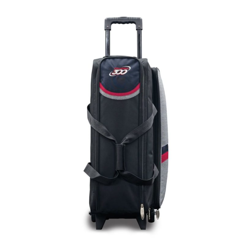 Columbia 300 Boss Triple 3 Ball Roller Red Bowling Bag - Image 2