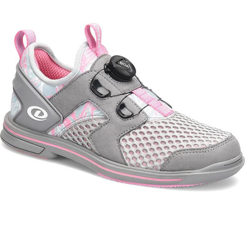Image of Dexter Pro BOA Women's Grey Pink Right Hand Bowling Shoes