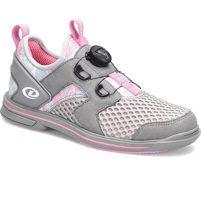 Dexter Pro BOA Women's Grey Pink Right Hand Bowling Shoes