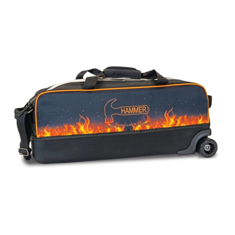 Hammer 3 Ball Triple Tote Flame Dye Sub Bowling Bag