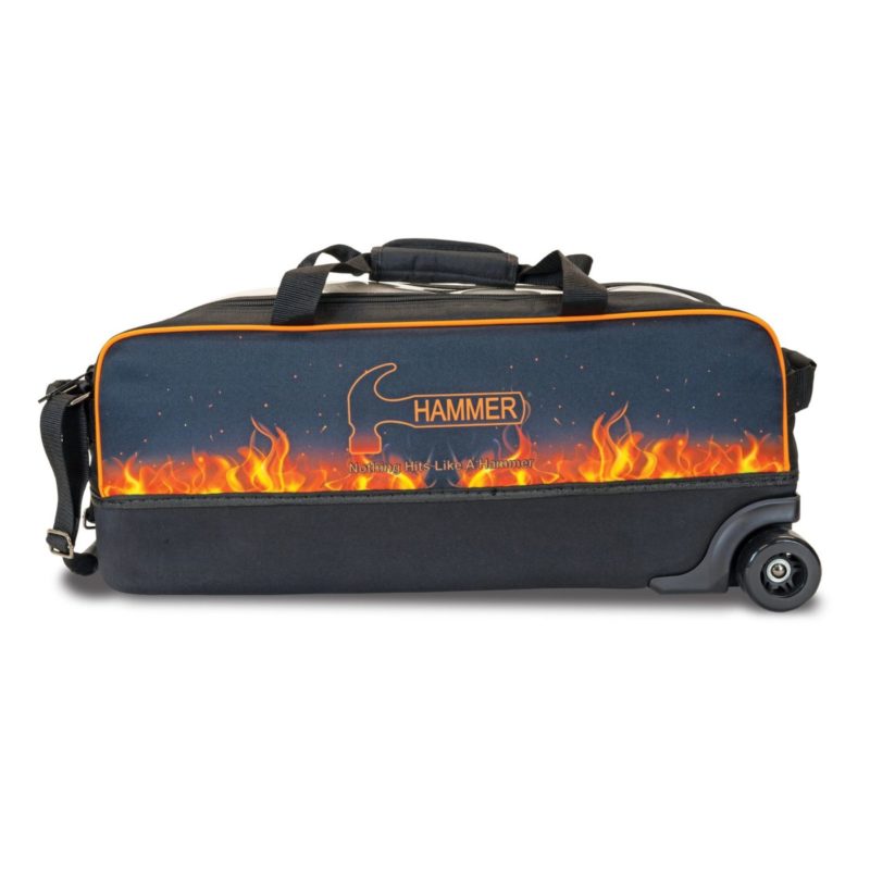 Hammer 3 Ball Triple Tote Flame Dye Sub Bowling Bag - Image 2
