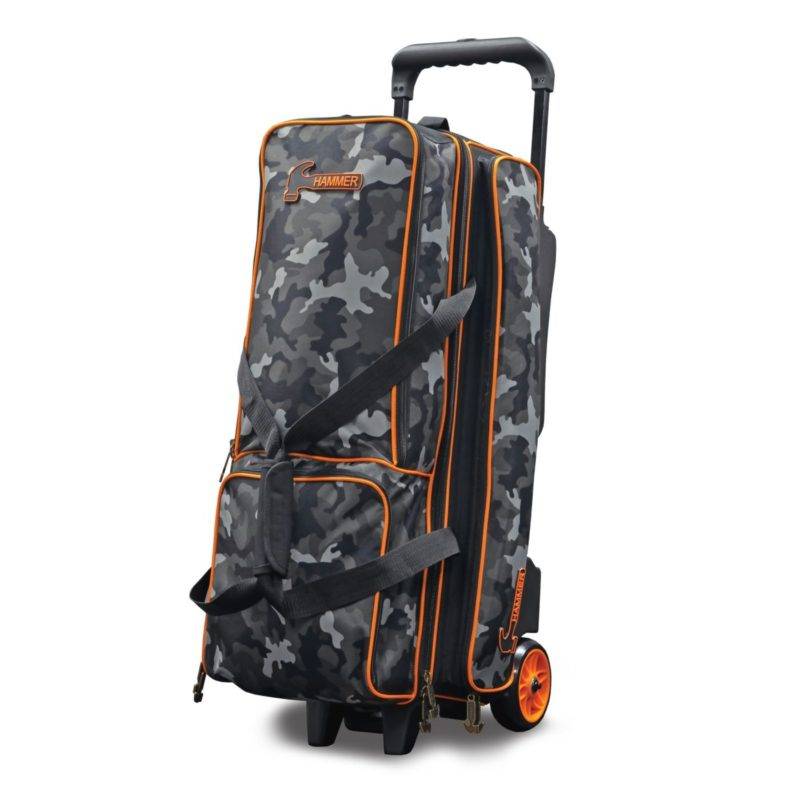 Image of Hammer Premium Deluxe Camo 3 Ball Triple Roller Bowling Bag