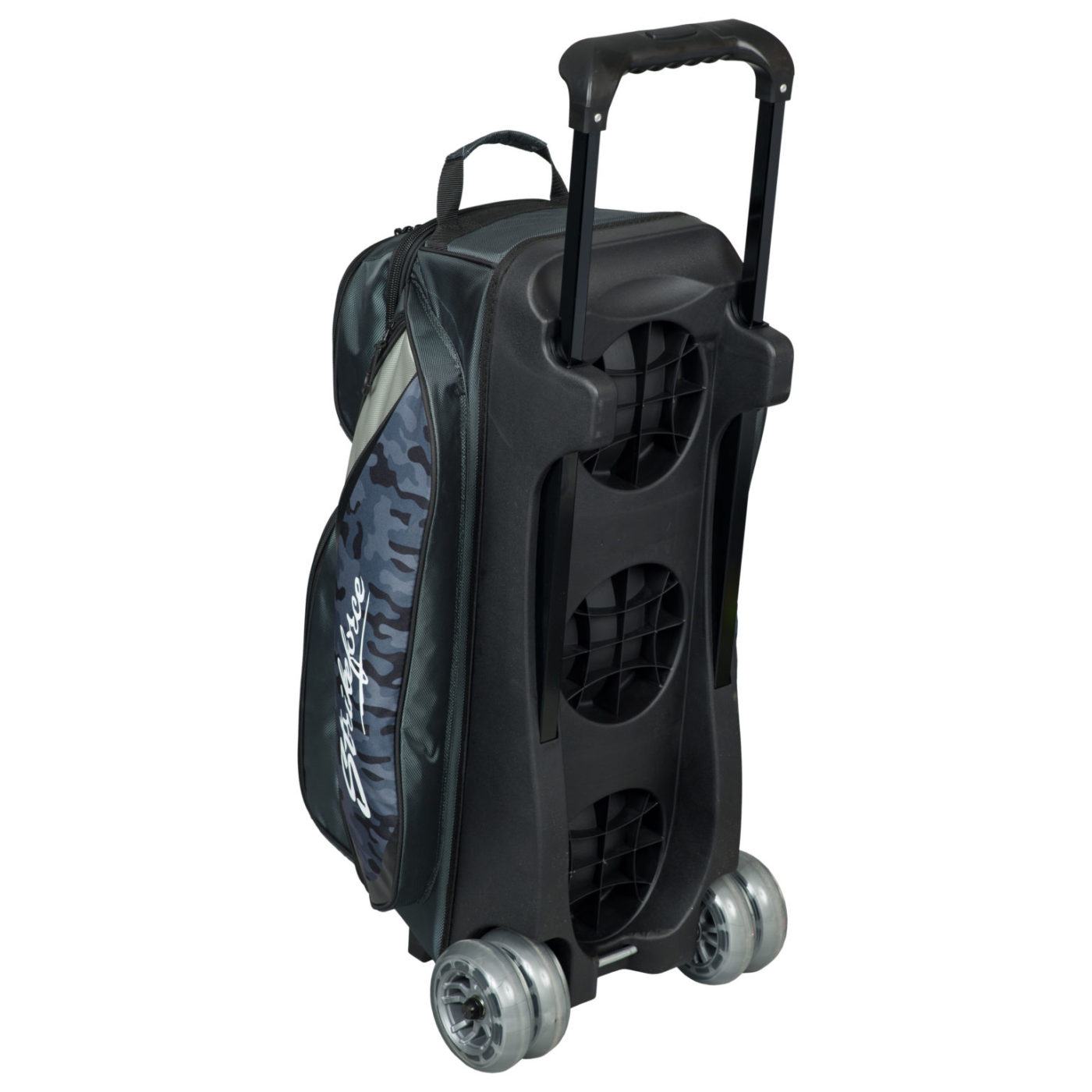 KR Strikeforce Drive 3 Ball Triple Roller Grey Camo Bowling Bag - Image 8