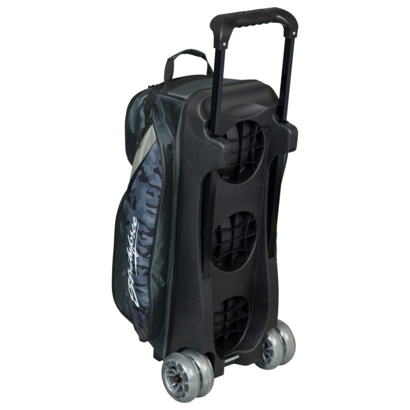 KR Strikeforce Drive 3 Ball Triple Roller Grey Camo Bowling Bag - Image 5