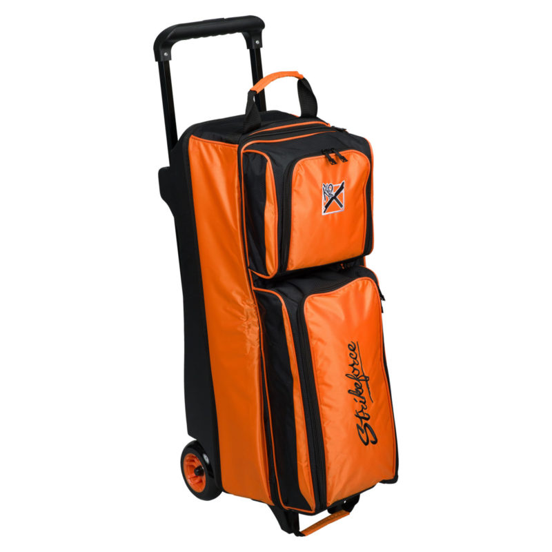 KR Strikeforce Konvoy 3 Ball Triple Roller Black Orange Bowling Bag - Image 5