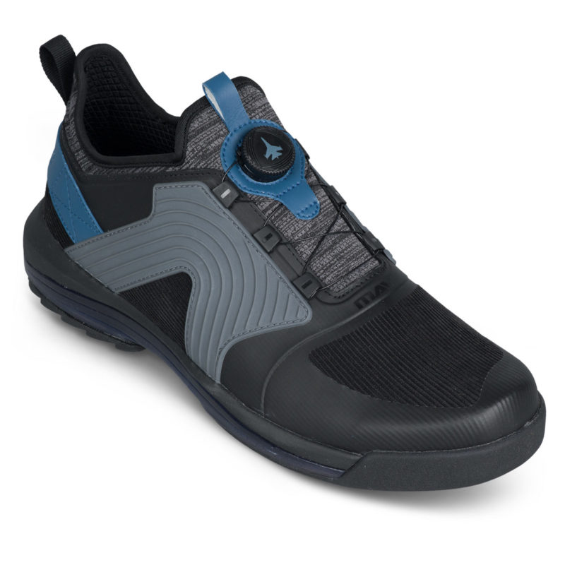 Image of KR Maverick Black Cobalt Left Hand Men's Bowling Shoes