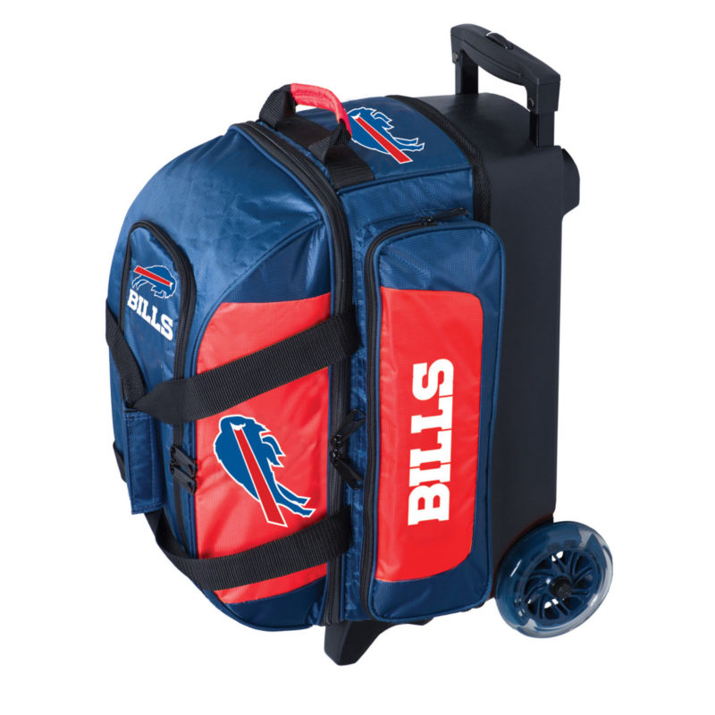 KR NFL 2 Ball Double Roller Buffalo Bills Bowling Bag