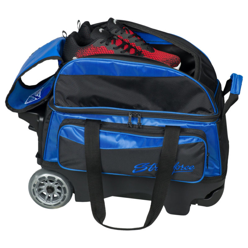 KR Strikeforce Konvoy 2 Ball Double Roller Royal Bowling Bag - Image 5