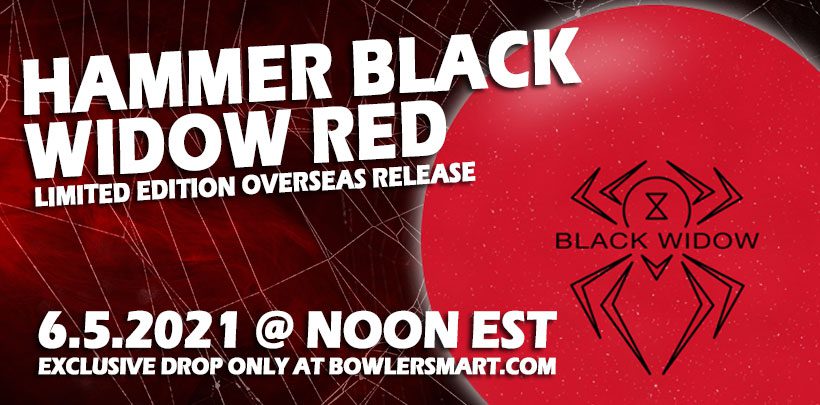Hammer Black Widow Domination Overseas Bowling Ball + FREE