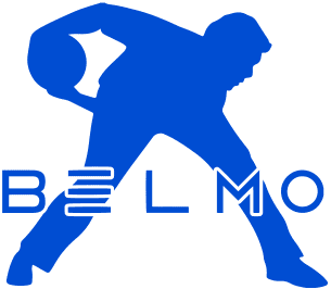 Jason Belmonte BELMO Blue Vinyl Sticker