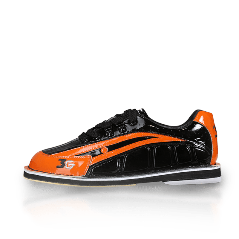Image of 3G Men's Tour Ultra/C Black Orange Right Hand Bowling Shoes