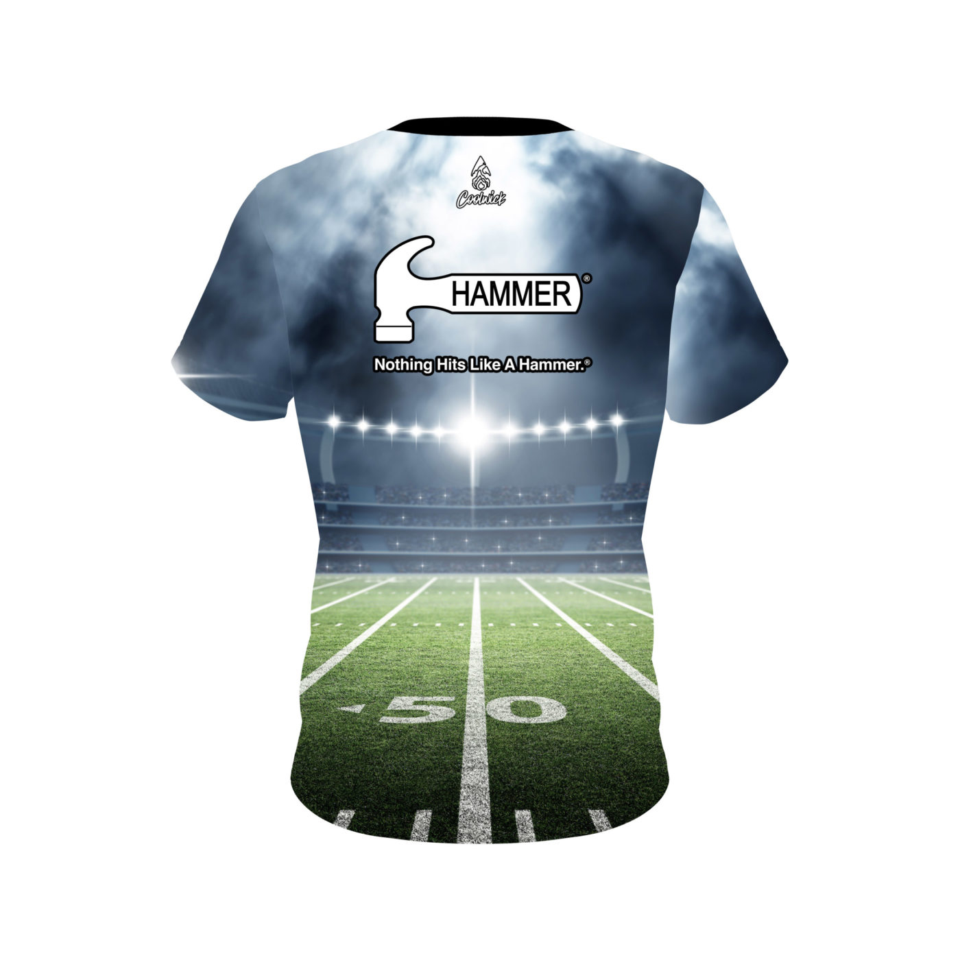Hammer 50 Yard Line Semi-Custom CoolWick Bowling Jersey - Image 2