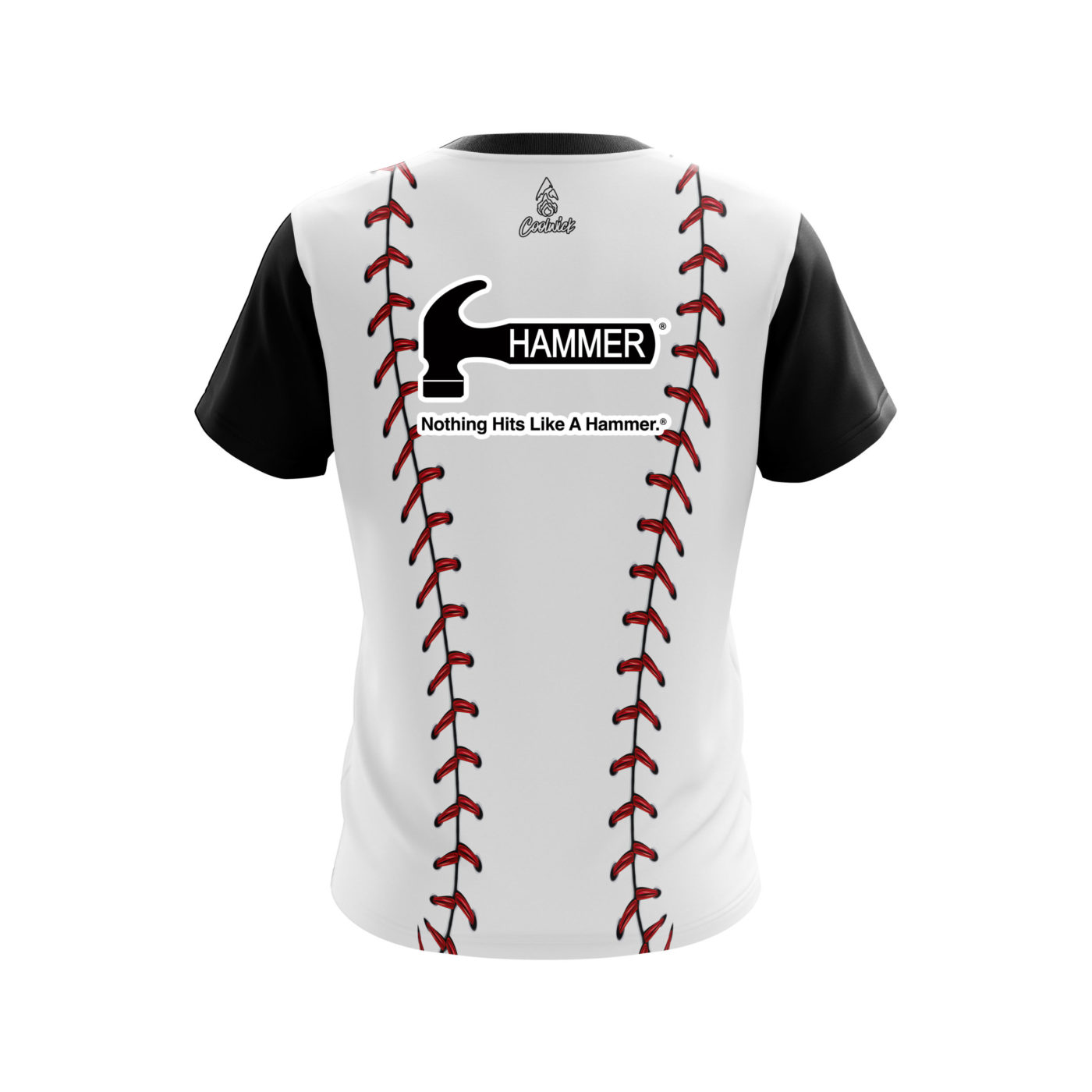 Hammer Baseball Laces Semi-Custom CoolWick Bowling Jersey - Image 2