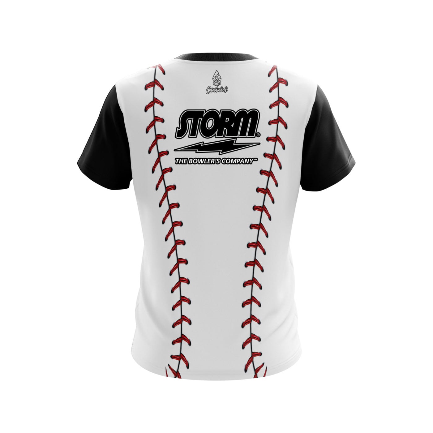 Storm Baseball Laces Semi-Custom CoolWick Bowling Jersey - Image 2