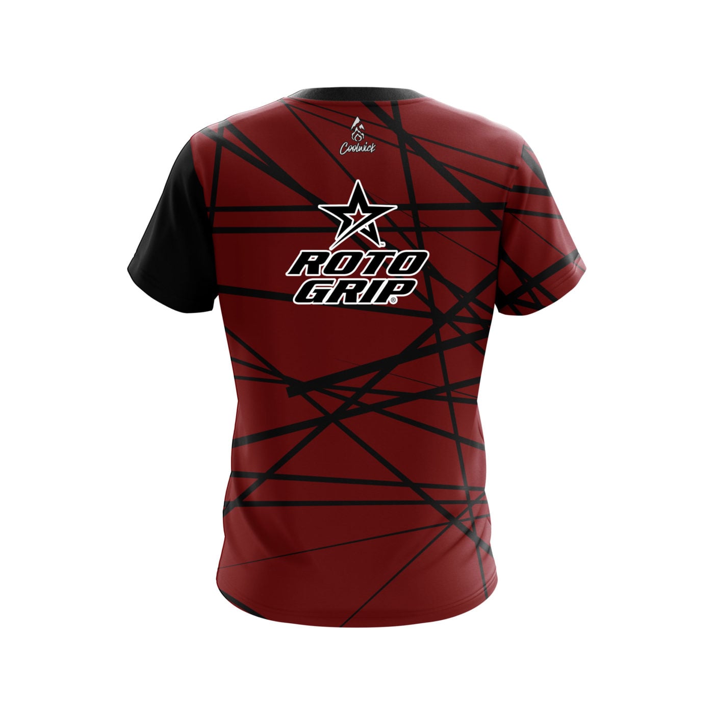 Roto Grip Distracted Scarlet Grungey Semi-Custom CoolWick Bowling Jersey - Image 2