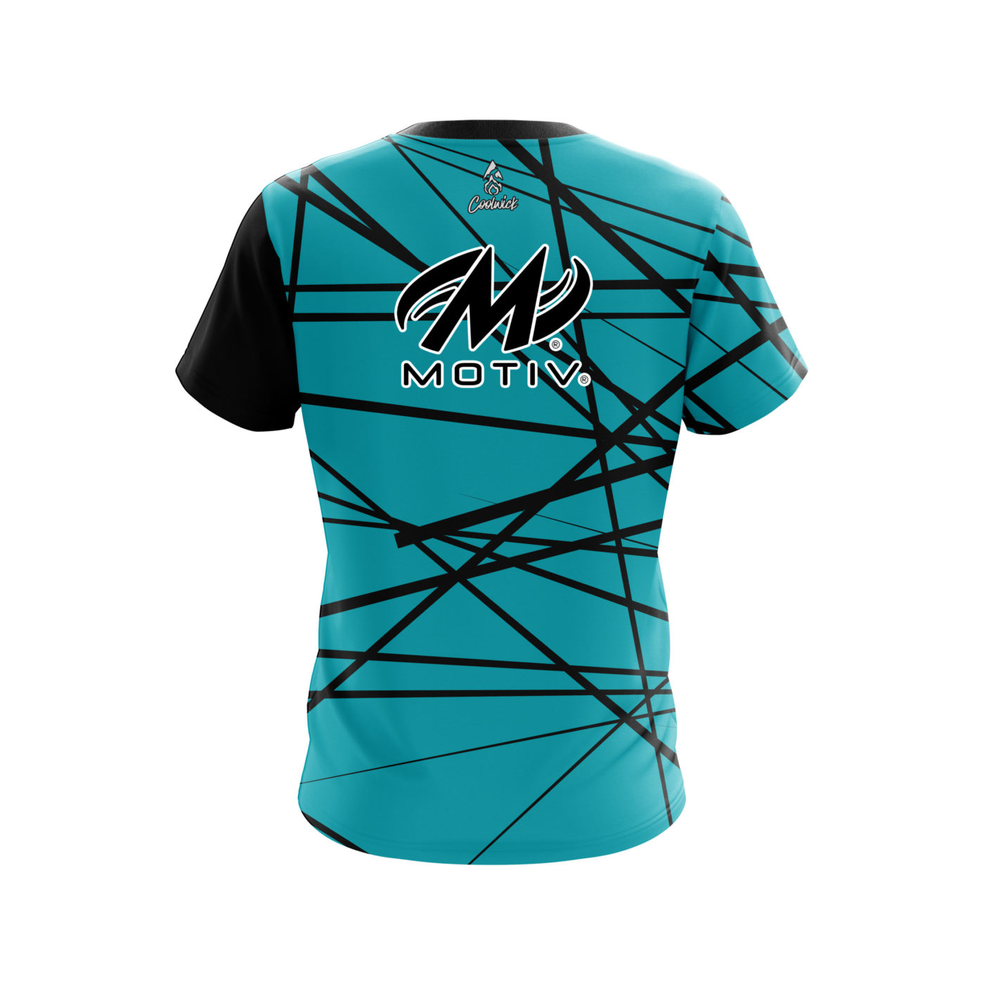 Motiv Distracted Teal Semi-Custom CoolWick Bowling Jersey - Image 2