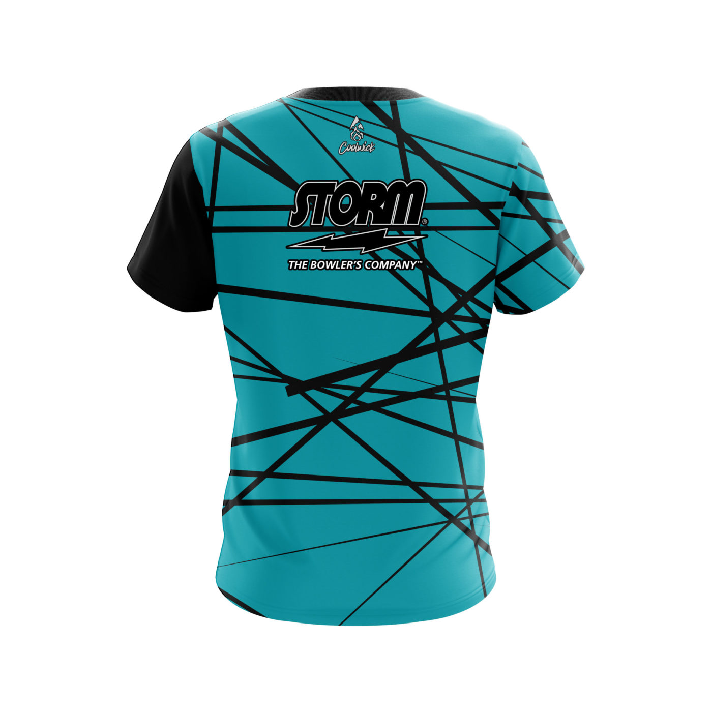 Storm Distracted Teal Semi-Custom CoolWick Bowling Jersey - Image 2
