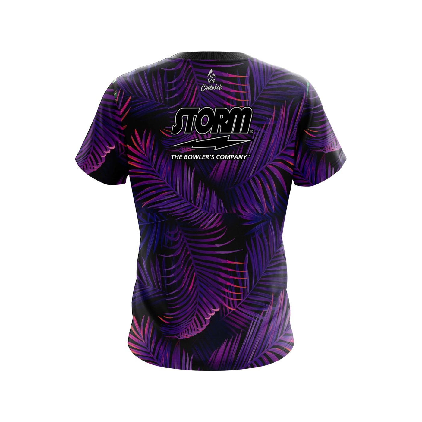 Storm Purple Jungle Semi-Custom CoolWick Bowling Jersey - Image 2