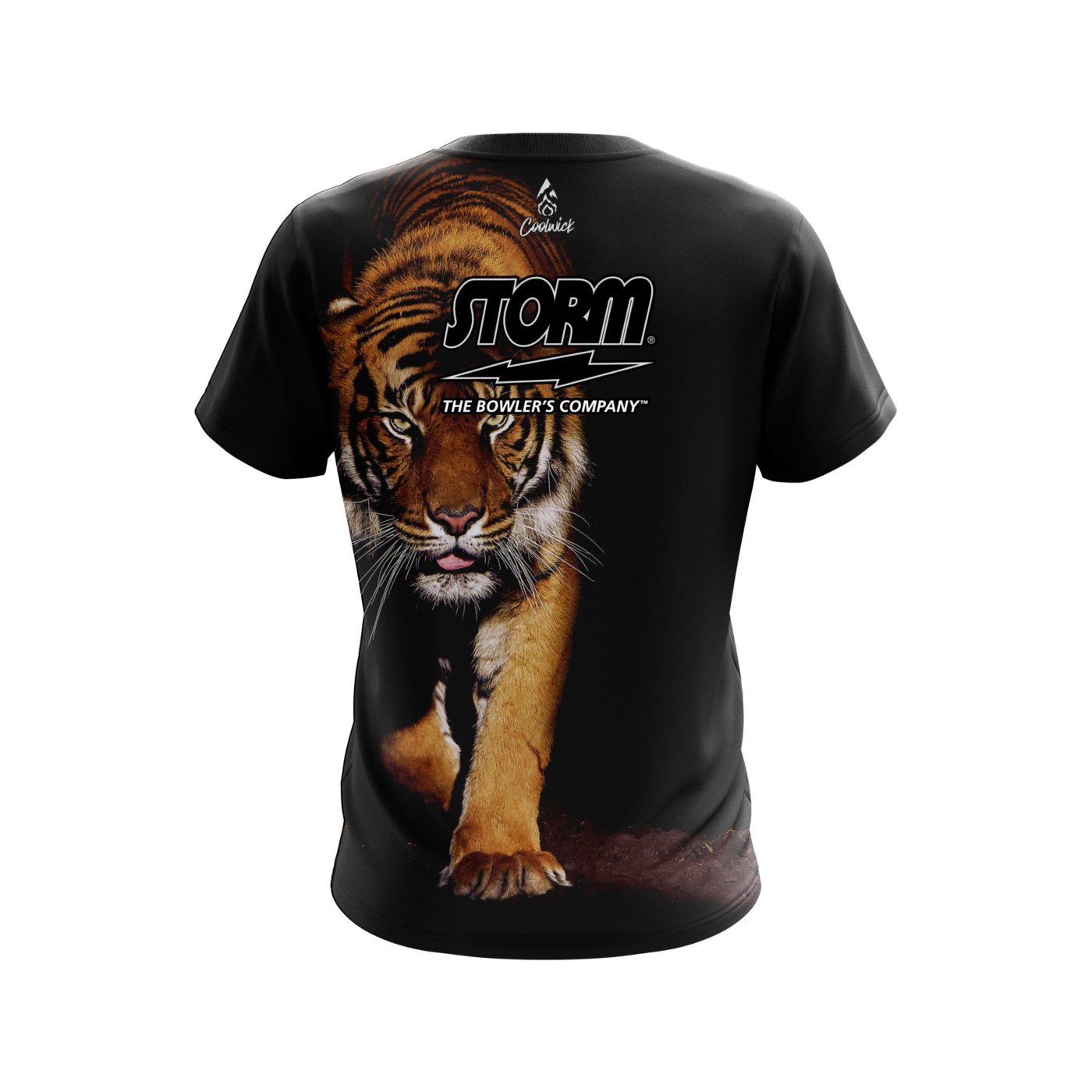 Storm Jungle Tiger Semi-Custom CoolWick Bowling Jersey - Image 2