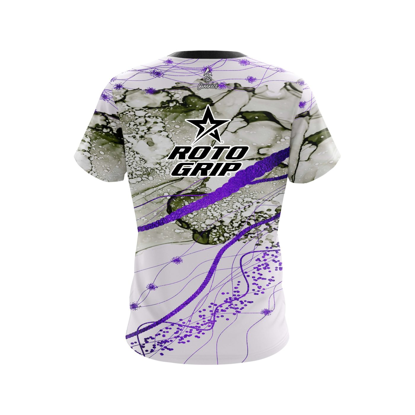 Roto Grip Purple Granite Semi-Custom CoolWick Bowling Jersey - Image 2