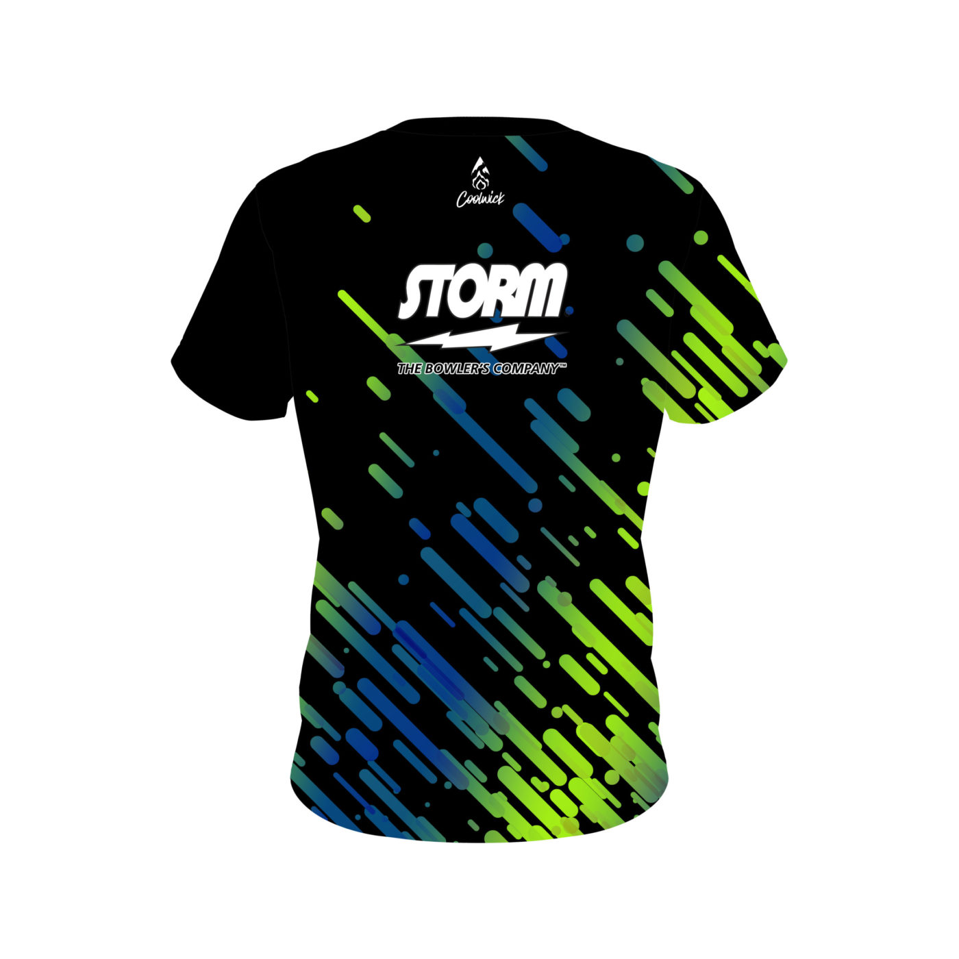 Storm Modern Stripe Semi-Custom CoolWick Bowling Jersey - Image 2