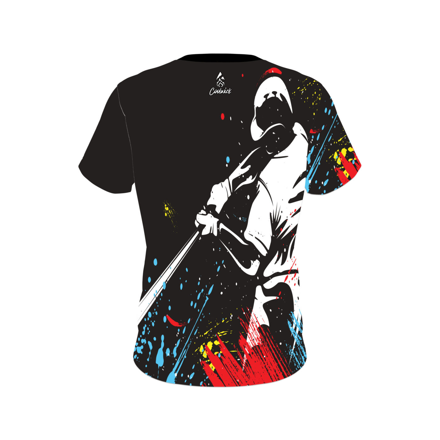 Plain Strike Out Semi-Custom CoolWick Bowling Jersey - Image 2