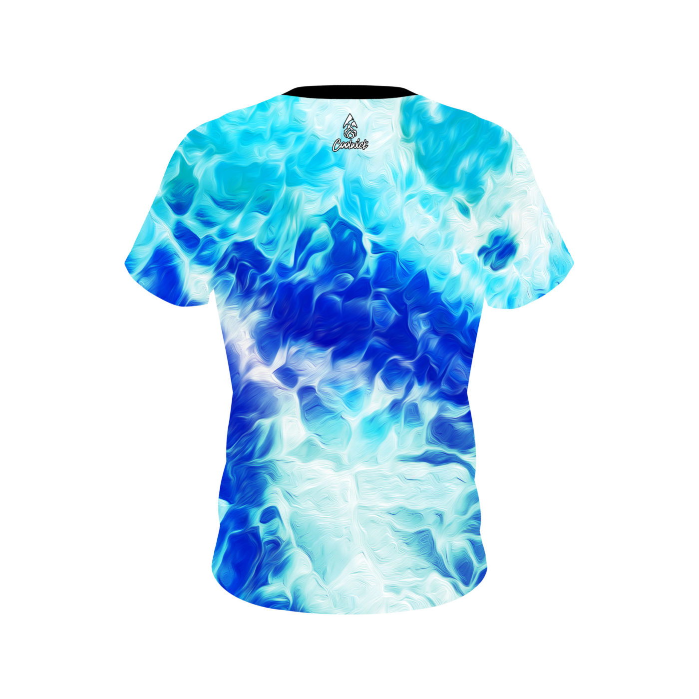 Plain Wavey Onyx Semi-Custom CoolWick Bowling Jersey - Image 2