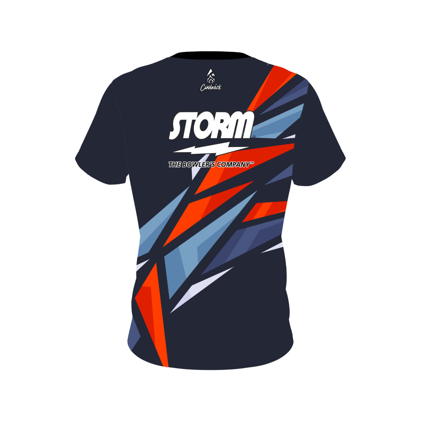 Storm Navy Sport Semi-Custom CoolWick Bowling Jersey - Image 2