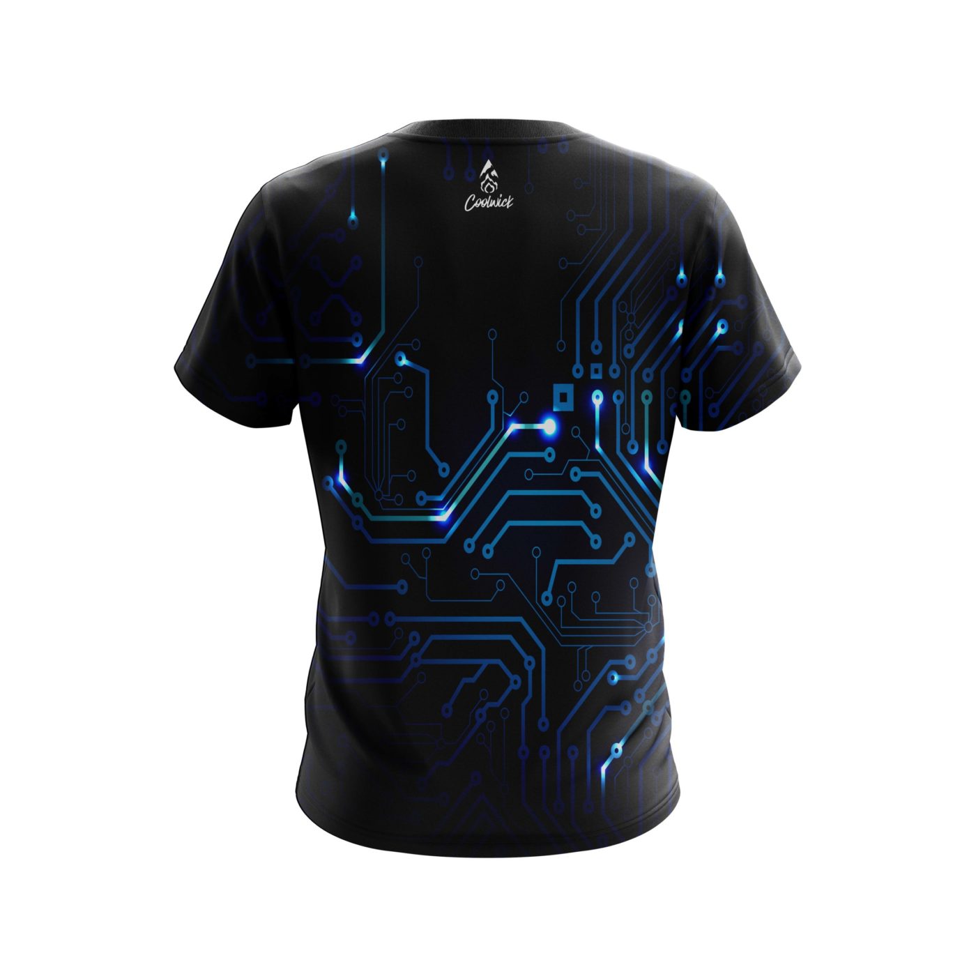 Plain Circuit Semi-Custom CoolWick Bowling Jersey - Image 2