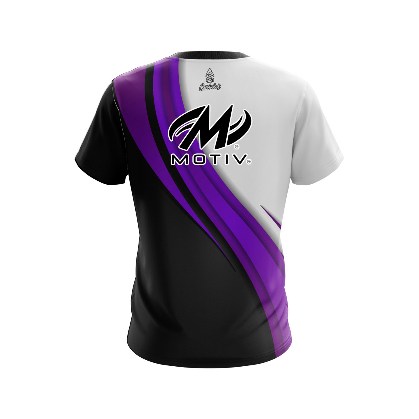 Motiv Purple Flutter Semi-Custom CoolWick Bowling Jersey - Image 2