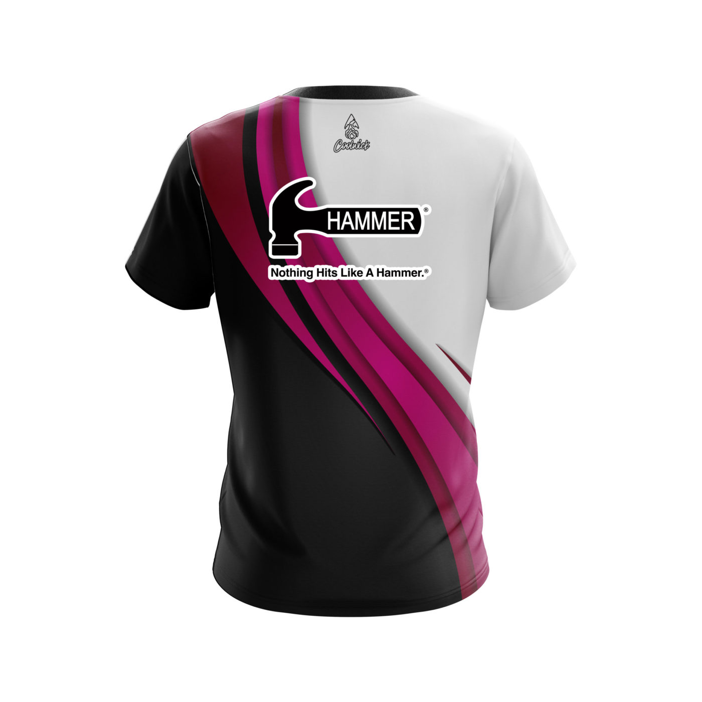 Hammer Scarlett Flutter Semi-Custom CoolWick Bowling Jersey - Image 2