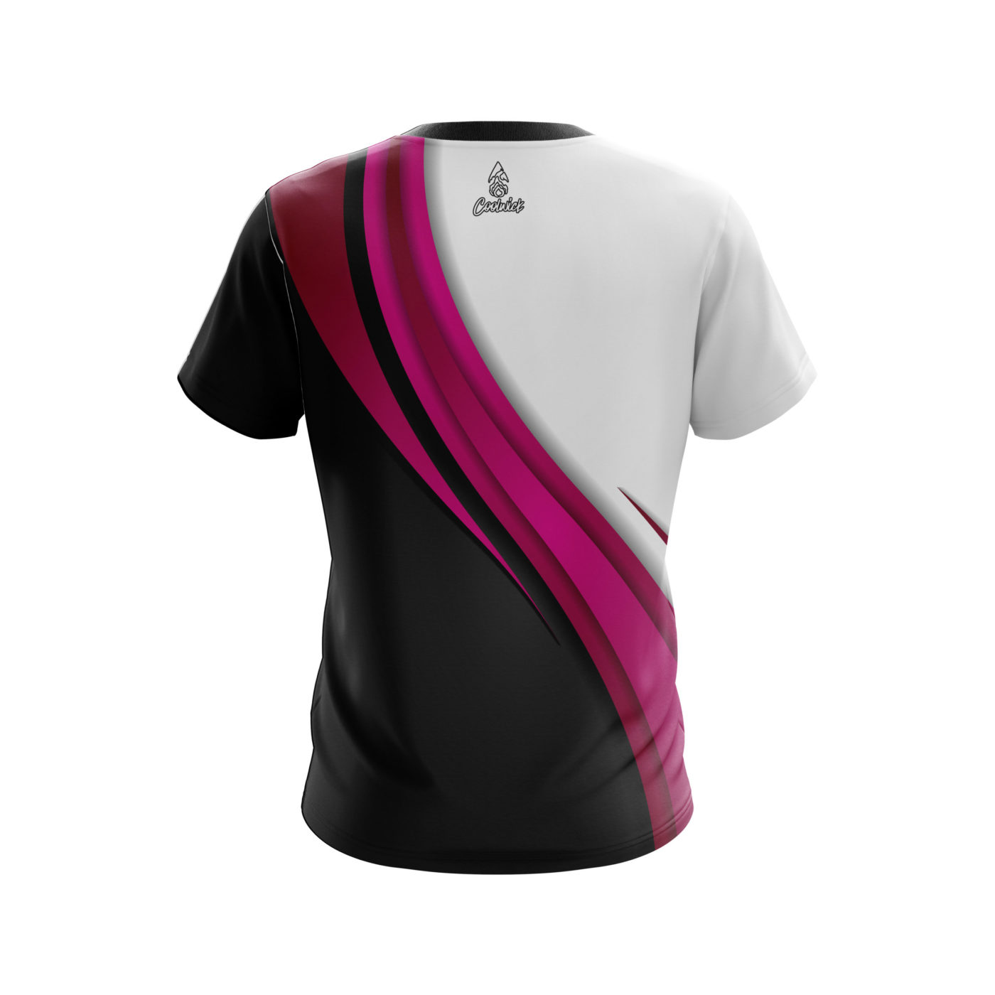 Plain Scarlett Flutter Semi-Custom CoolWick Bowling Jersey - Image 2