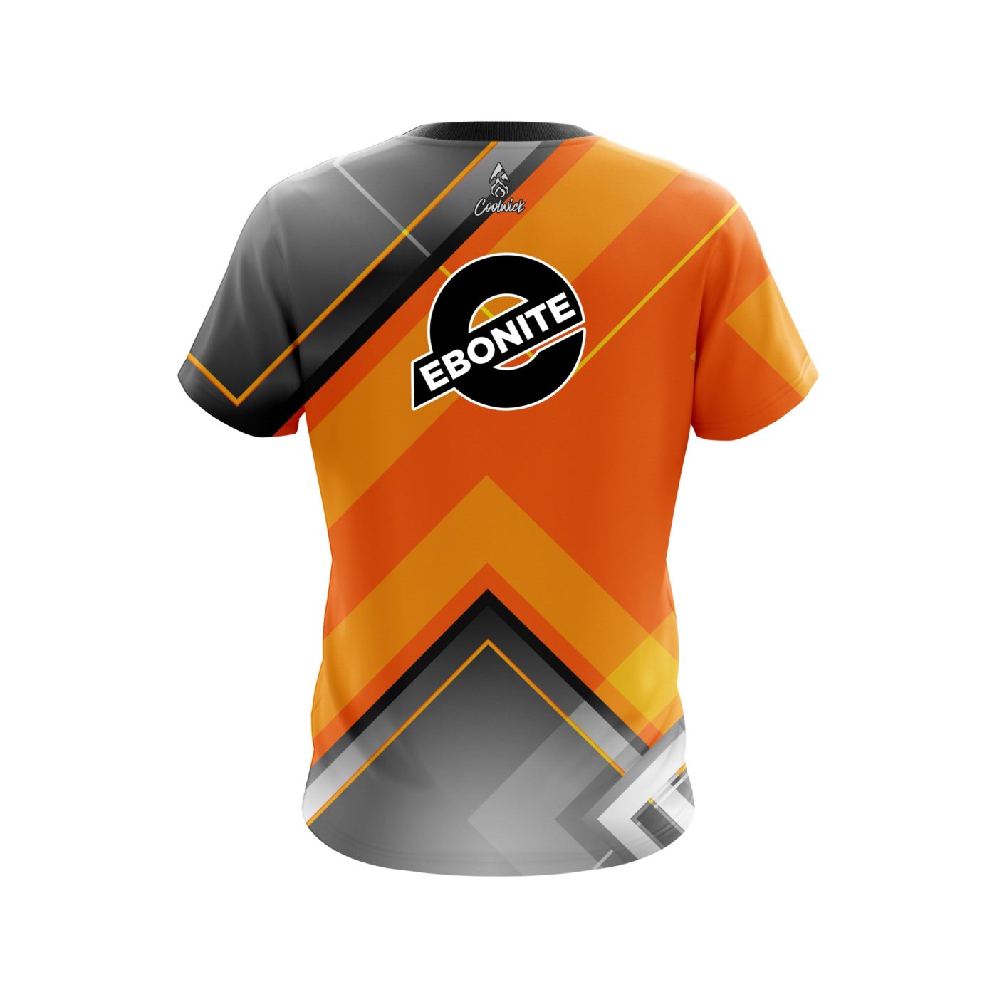 Ebonite Orange Veneer Semi-Custom CoolWick Bowling Jersey - Image 2