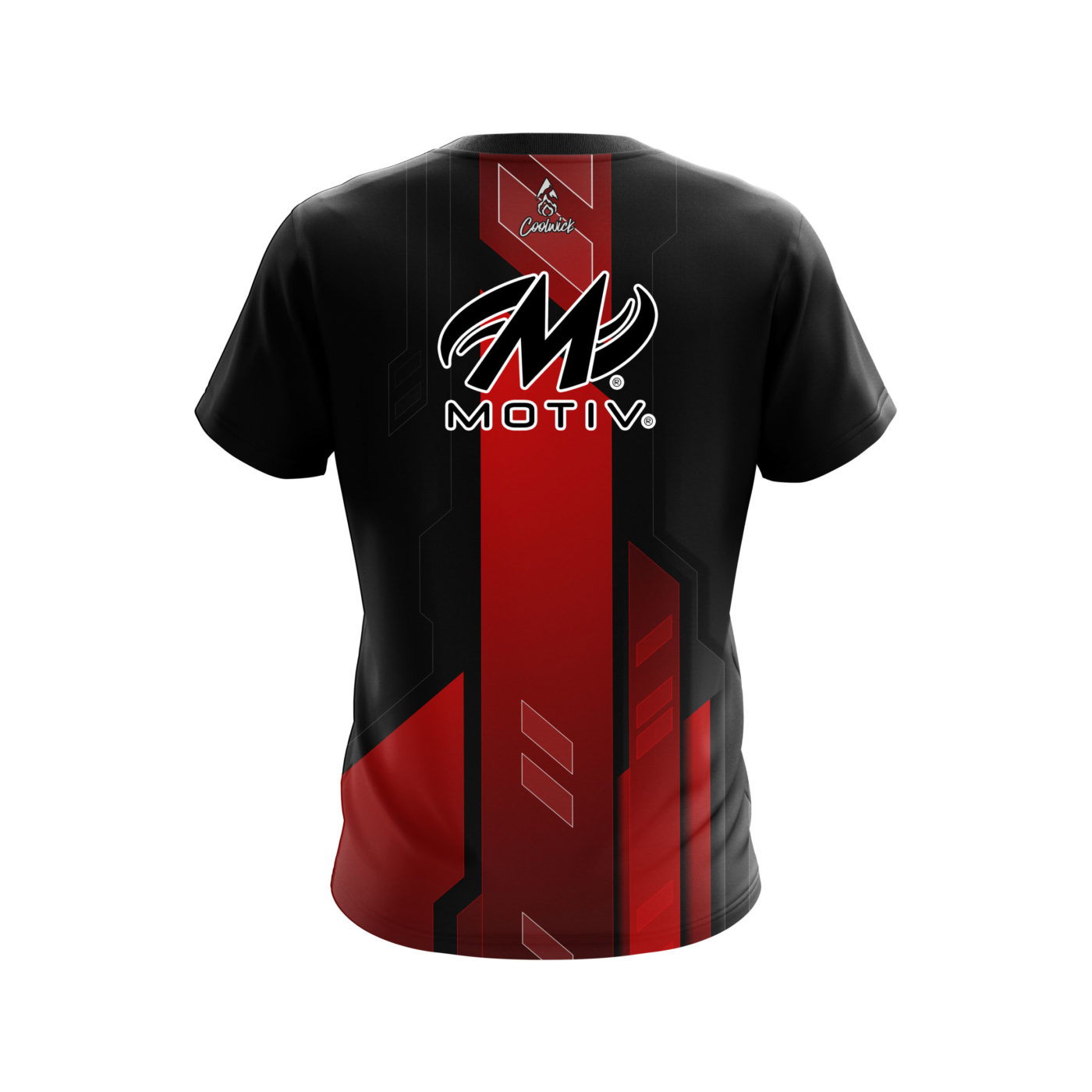 Motiv Red Underscore Semi-Custom CoolWick Bowling Jersey - Image 2