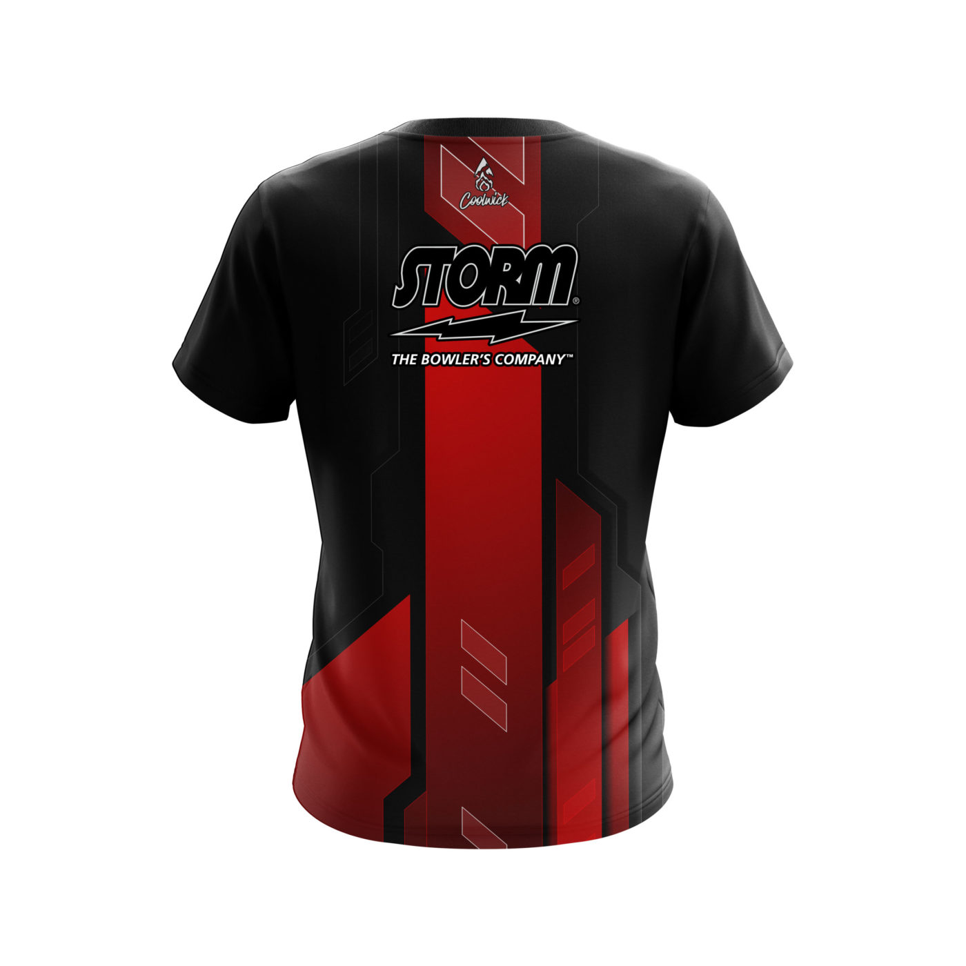 Storm Red Underscore Semi-Custom CoolWick Bowling Jersey - Image 2