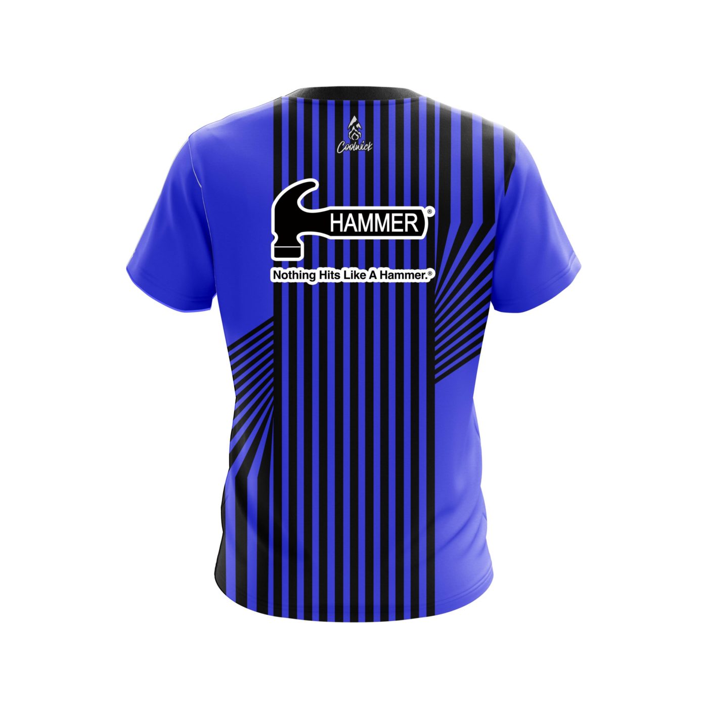 Hammer Blue Slain Semi-Custom CoolWick Bowling Jersey - Image 2